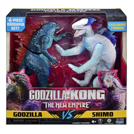 Godzilla x Kong : Le Nouvel Empire Diorama 2-Pack Godzilla vs Shimo 15 cm