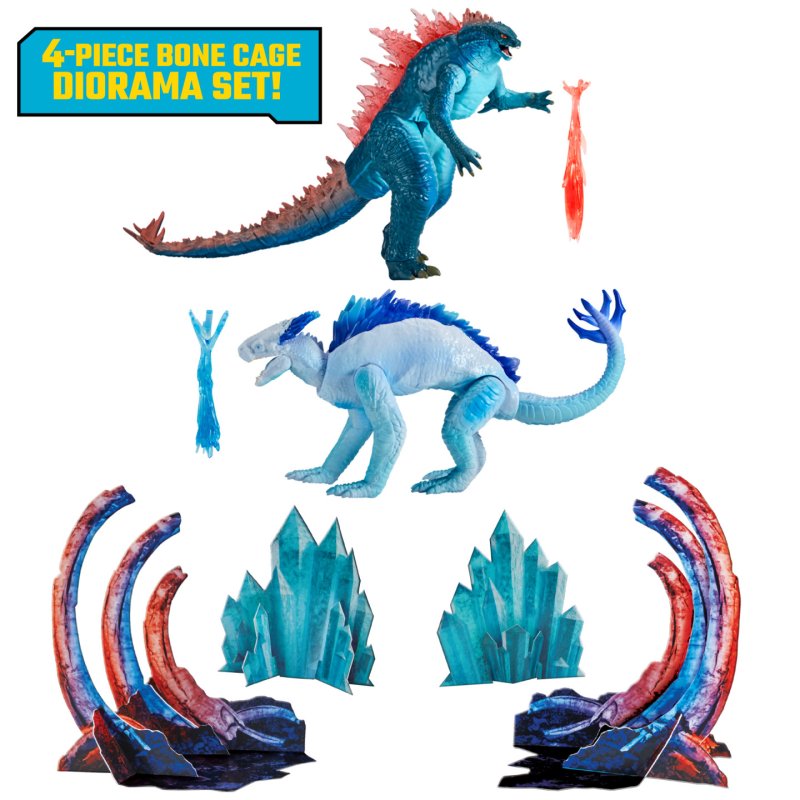 Godzilla x Kong : Le Nouvel Empire Diorama 2-Pack Godzilla vs Shimo 15 cm