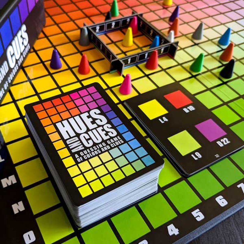 USAopoly Hues and Cues Jeu de société Apprentissage