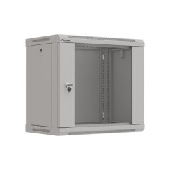 ARMARIO LANBERG MURAL RACK 19" 9U 540X350 FLAT PACK GRIS PUERTA CRISTAL