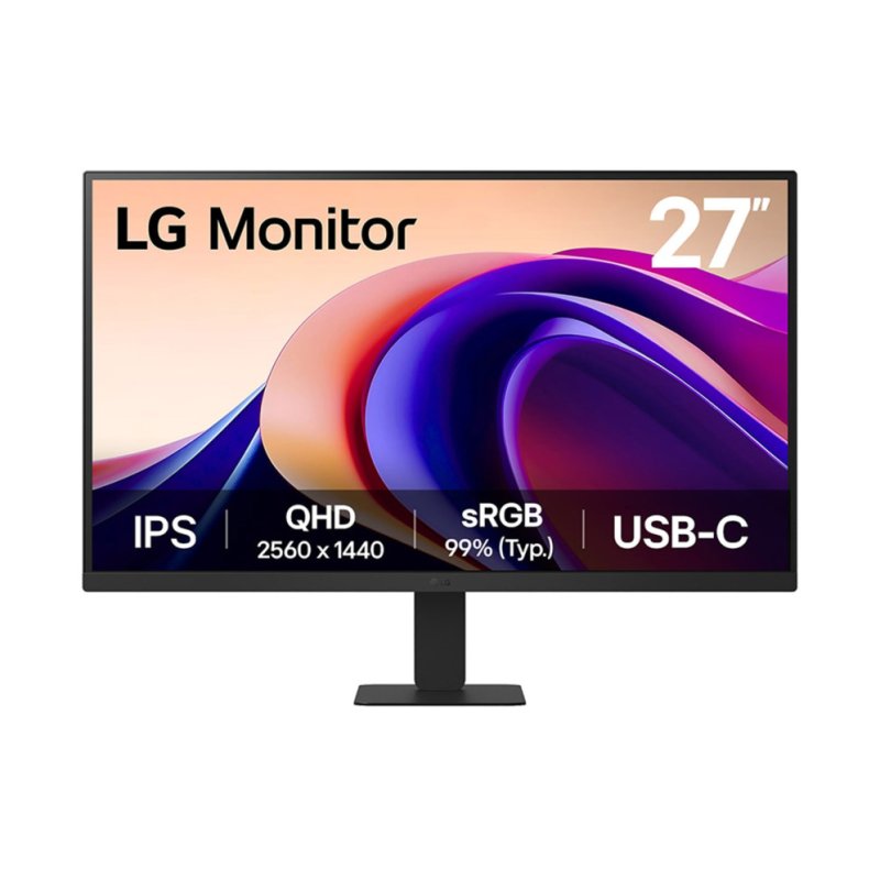 LG 27" 27U631A-B QHD IPS Monitor HDMI USB-C 16:9