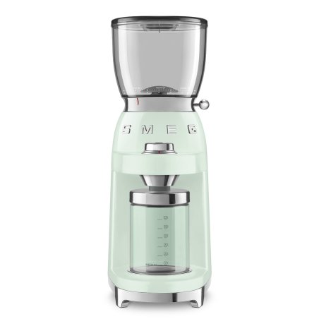 Smeg CGF11PGEU appareil à moudre le café 150 W Vert, Transparent