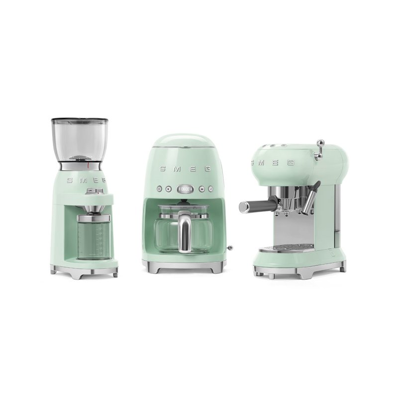 Smeg CGF11PGEU appareil à moudre le café 150 W Vert, Transparent