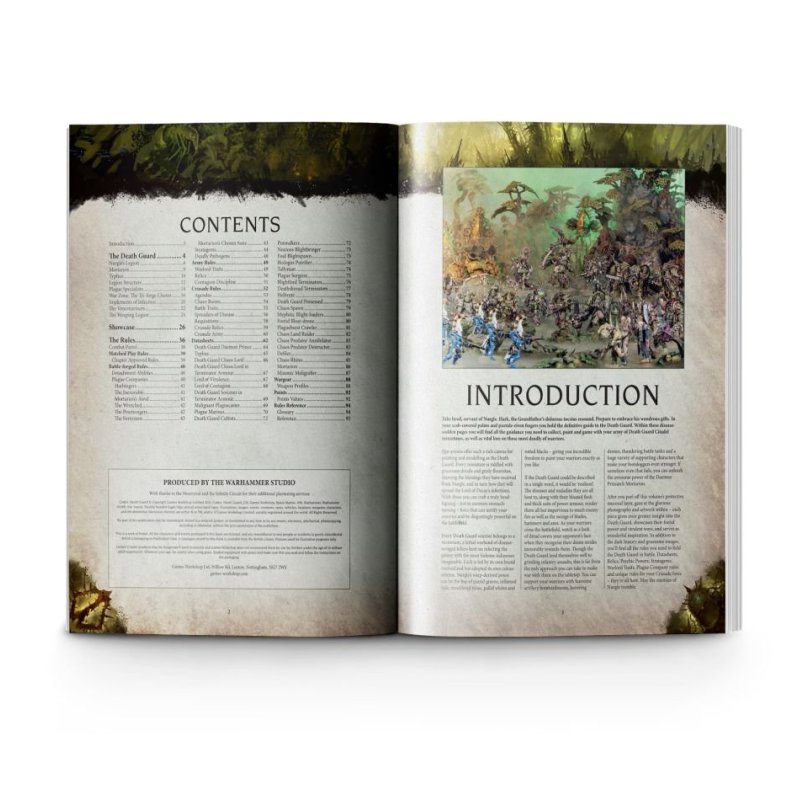 Games Workshop Codex:Death Guard livre Fantaisie Couverture rigide 29 pages