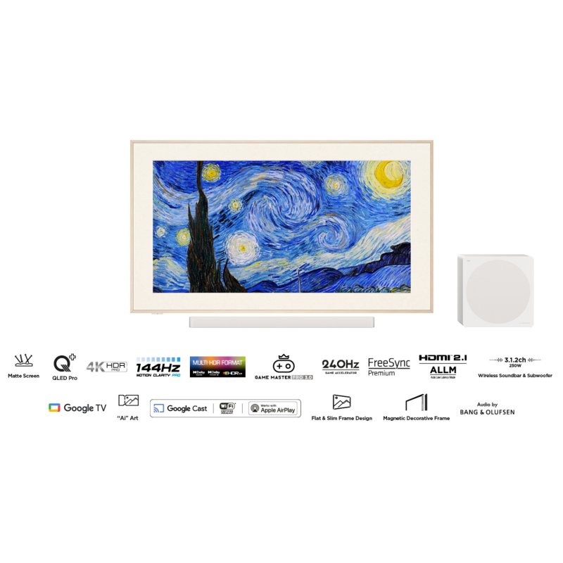 TCL 55A300 Pro 139,7 cm (55") 4K Ultra HD Smart TV Wifi Blanc 450 cd/m²