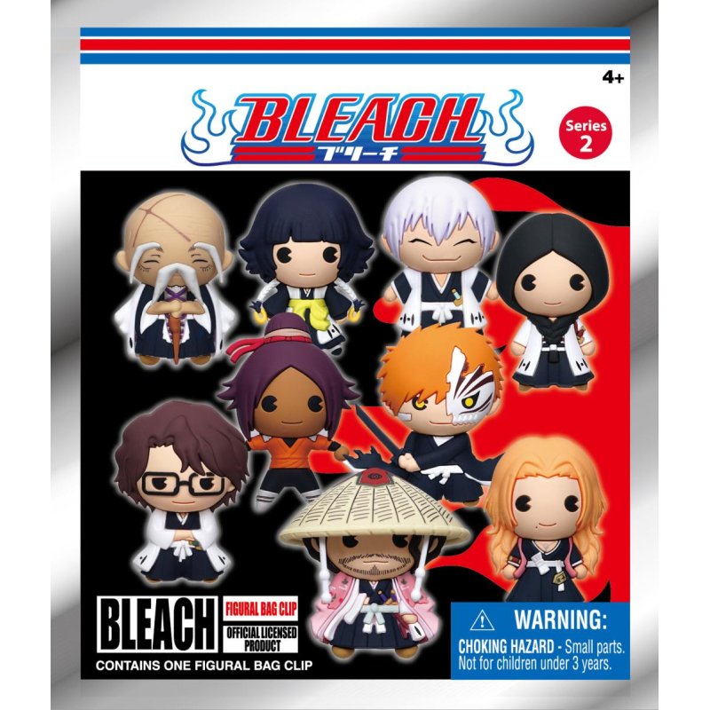 BLEACH - Series 2 - 3D Foam Bag Clip (Display 24 Pcs)