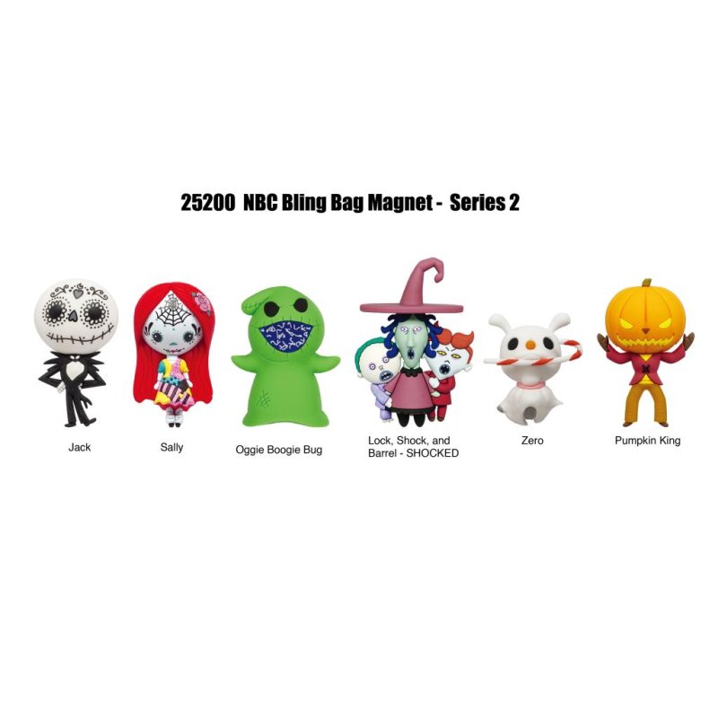 NBX - Serie 2 - 3D Foam Magnets in blind bags (Display 12 Pcs)