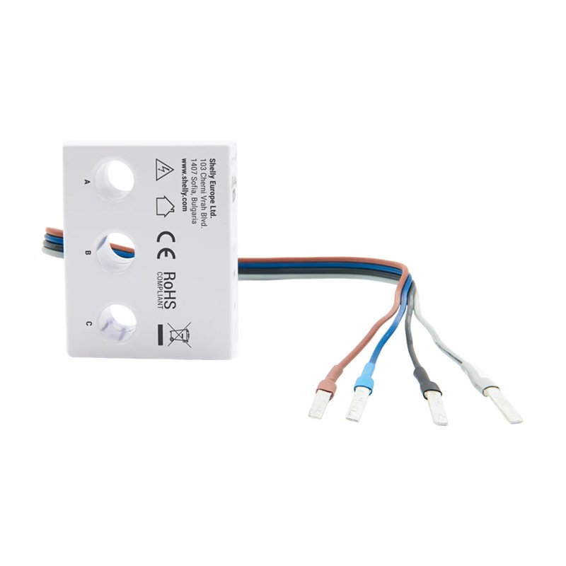 Shelly 3EM-63W Gen3 1/3-channel WiFi energy meter (wired model)