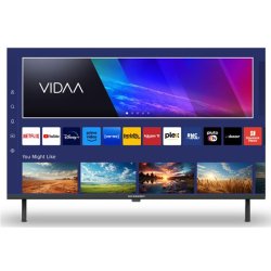 TV LED 32' HD VIDAA Sans bord - 3xHDMI - 2xUSB - DVBT2/S2 Origine Rouma *