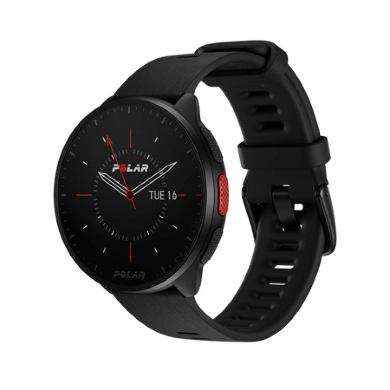 Polar Pacer Smartwatch, S/L, 1.2 Zoll, Schwarz