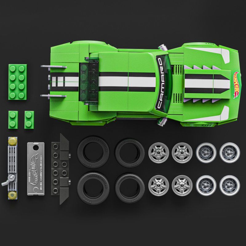 Mattel Brick Shop HW SPEED SERIES CAMARO