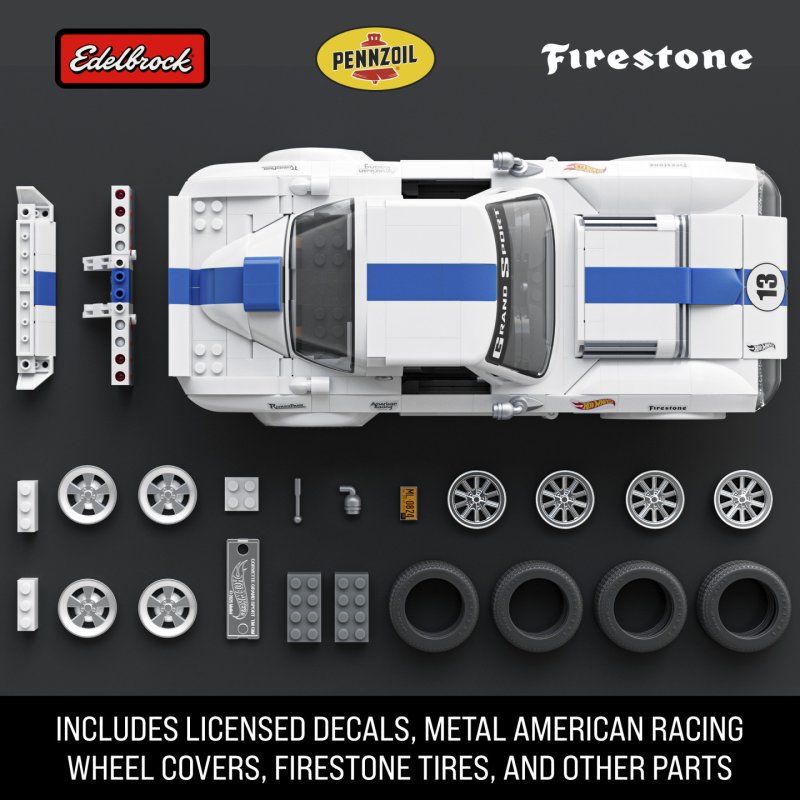 Mattel Brick Shop HW ELITE SERIES CORVETTE