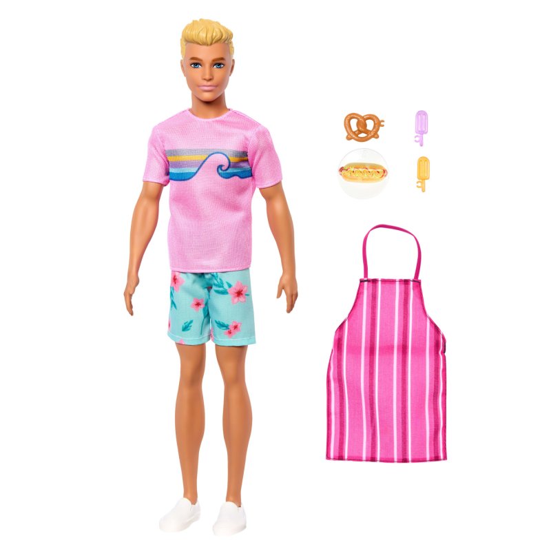 Barbie Mysteries Beach Detectives Ken-Puppe und Zubehör