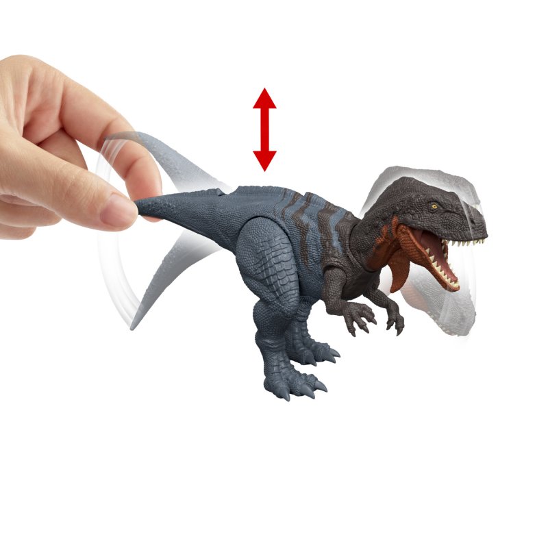 Jurassic World Rebirth Wild Roar Abelisaurus Dinosaur Toy