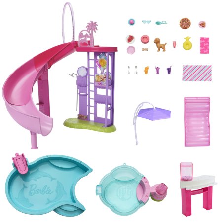 Barbie – Coffret Piscine de Rêve