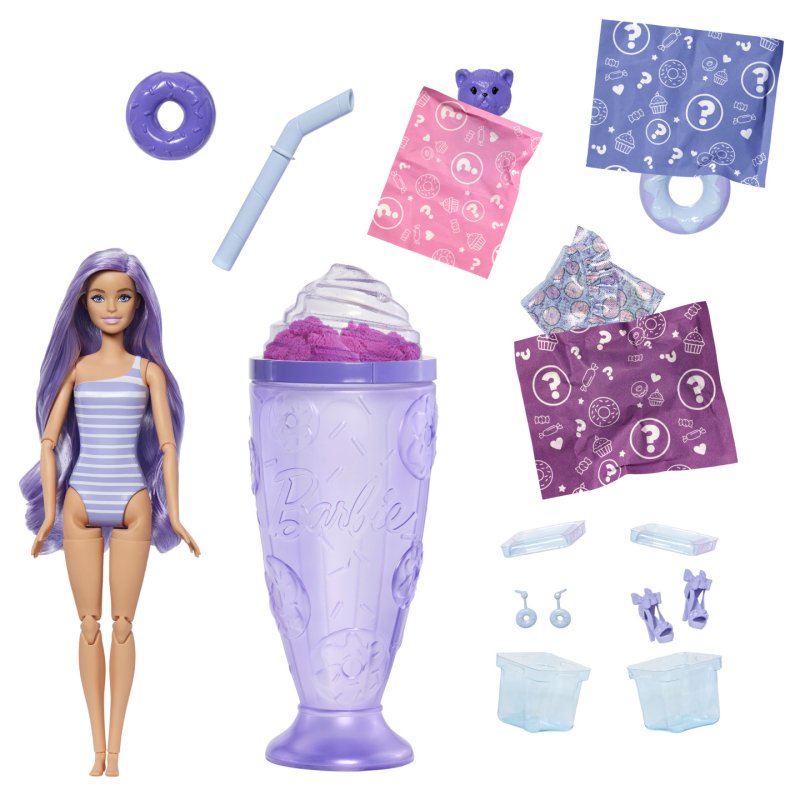 Barbie Pop Reveal Treat Series Doll & Accessories Set, Donut Dreams Fashion Doll & Pet
