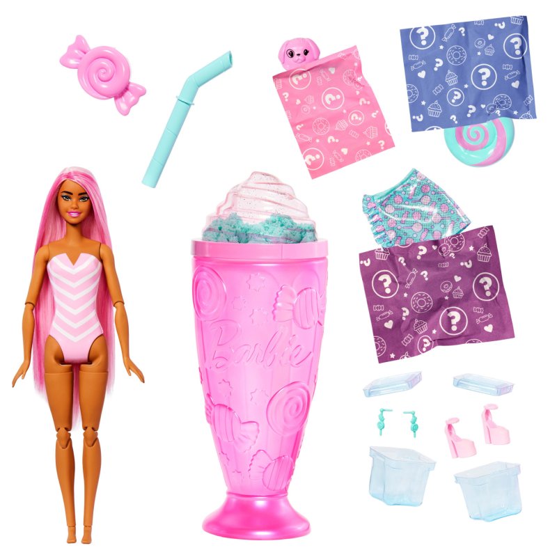 Barbie Pop! Reveal Barbie Treats Serie - Pinke Puppe
