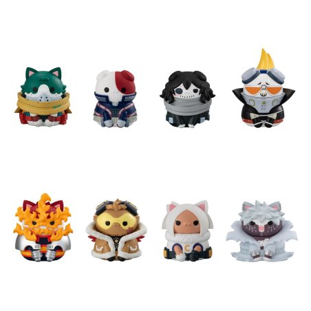 My Hero Academia Mega Cat Project assortiment trading figures Heroaca Cats No.01 3 cm (8)