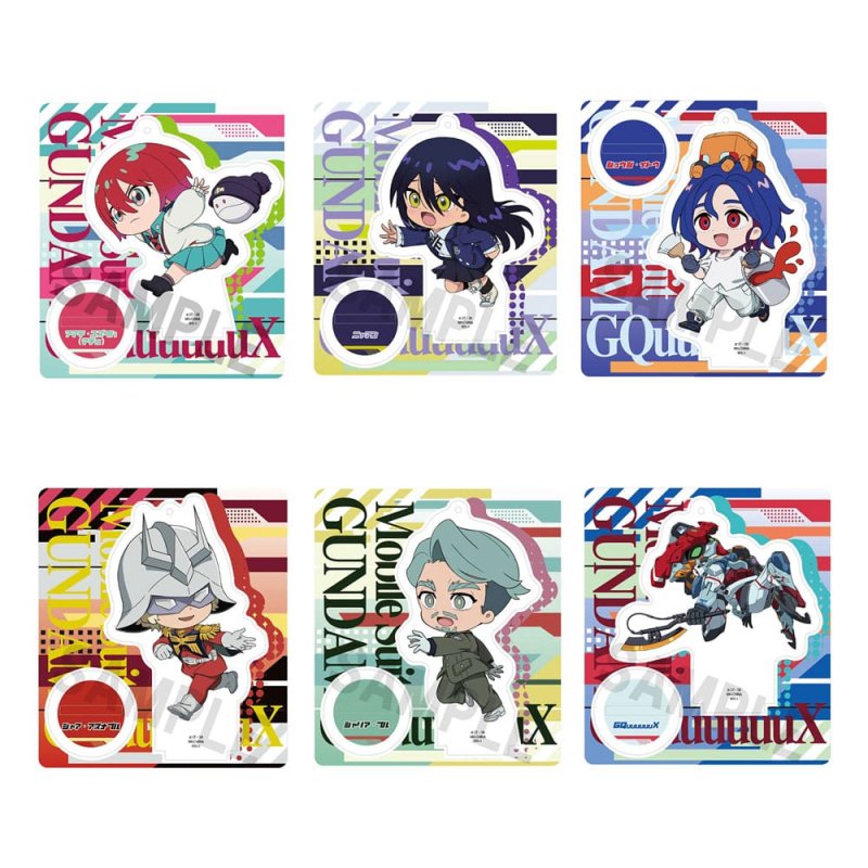 Mobile Suit Gundam GQuuuuuuX assortiment figurines acrylique 9 cm (6)
