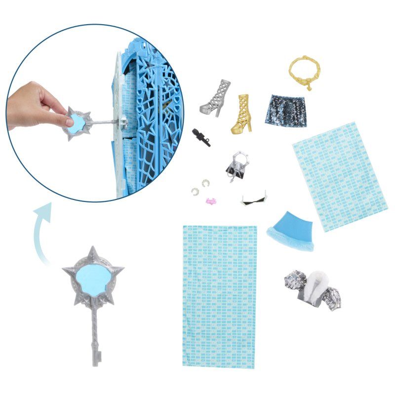 Monster High Skulltimate Secrets Hauntlywood Mysteries Doll, Frankie Stein with 19 Surprises