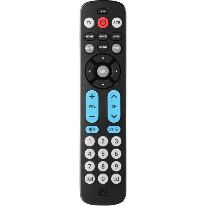One For All Big Button Remote remote control Audio, Soundbar speaker, TV Press buttons