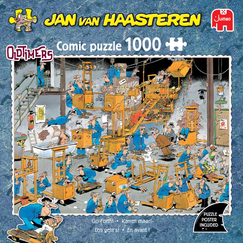 Jan van Haasteren Oldtimers - Go Forth! (1000 pieces)