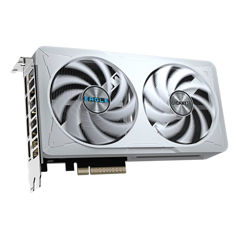 GIGABYTE GeForce RTX 5060 EAGLE OC ICE 8G Graphics Card - 8GB GDDR7, 128bit, PCI-E 5.0, 2550 MHz Core Clock, 3 x