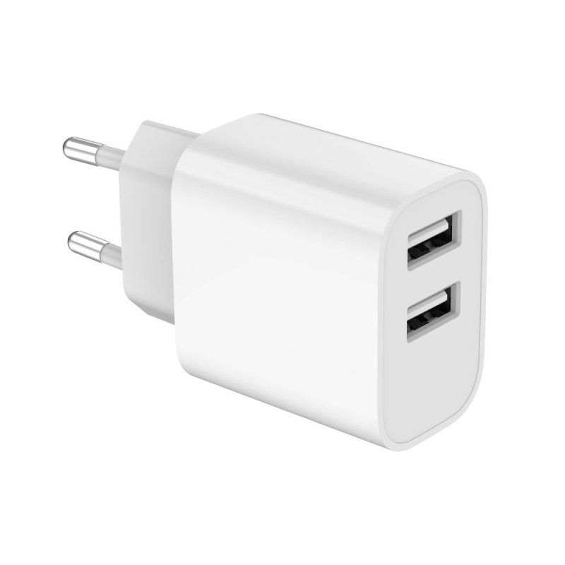 Gembird TA-UC-2A12-01 chargeur d'appareils mobiles Smartphone, Smartwatch, Tablette Blanc Secteur Intérieure