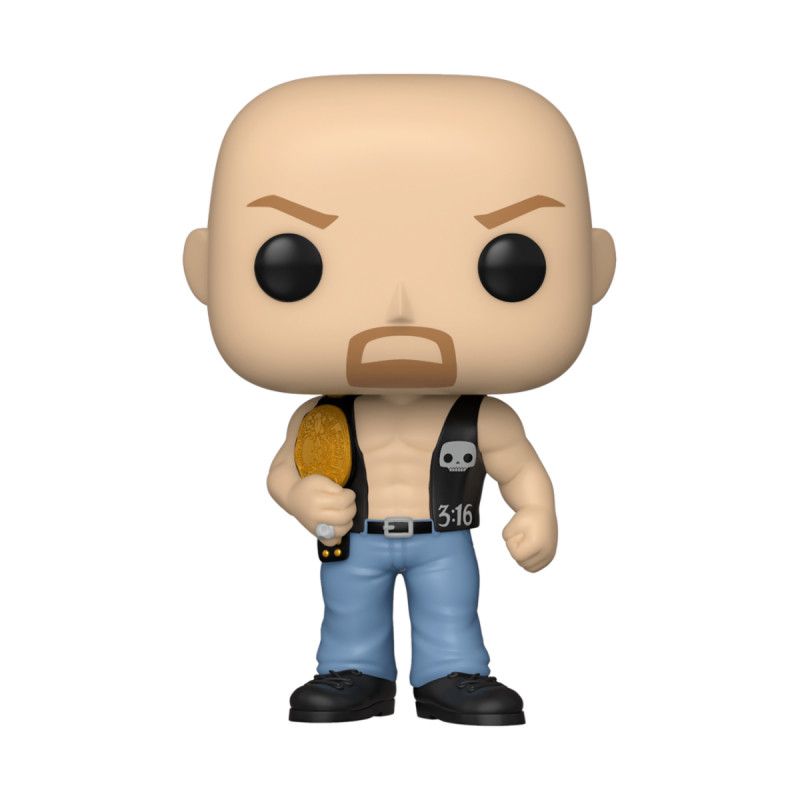 WWE - Bobble Head POP N° xxx - SC Steve Austin w/ Belt