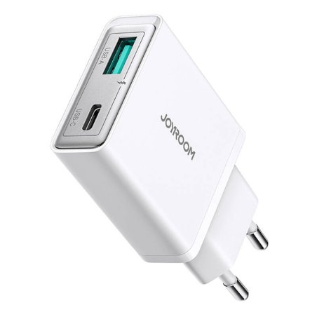Joyroom mains charger JR-TCF14 (A C) Super Slim 20W (white)