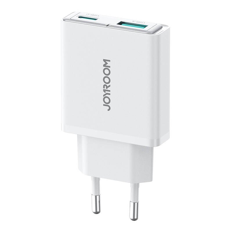 Joyroom mains charger JR-TCF14 (A C) Super Slim 20W (white)