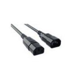 BACHMANN Prolongation H05VV-F 3G1,0mm² L: 1,5m noir C13/C14