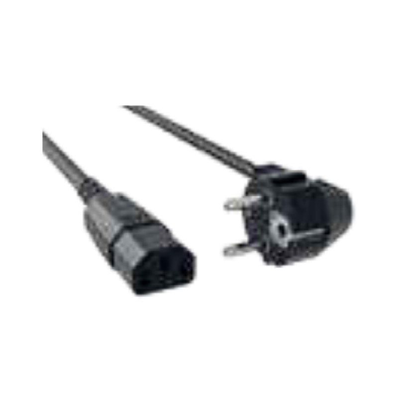 Bachmann 356.1723 câble électrique Noir 1,5 m Coupleur C13 CEE7/7