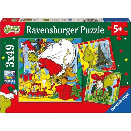Ravensburger - Puzzle - Grinch 3x49p (12004067)