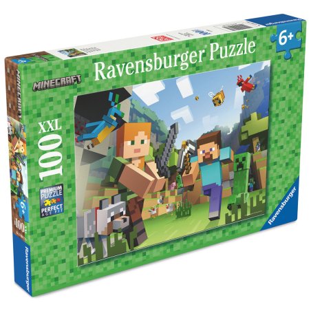 Kinderpuzzle Minecraft - Steve und Alex (100 Teile)
