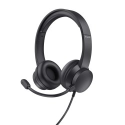 TRUST HS-201 USB On Ear PC Headset