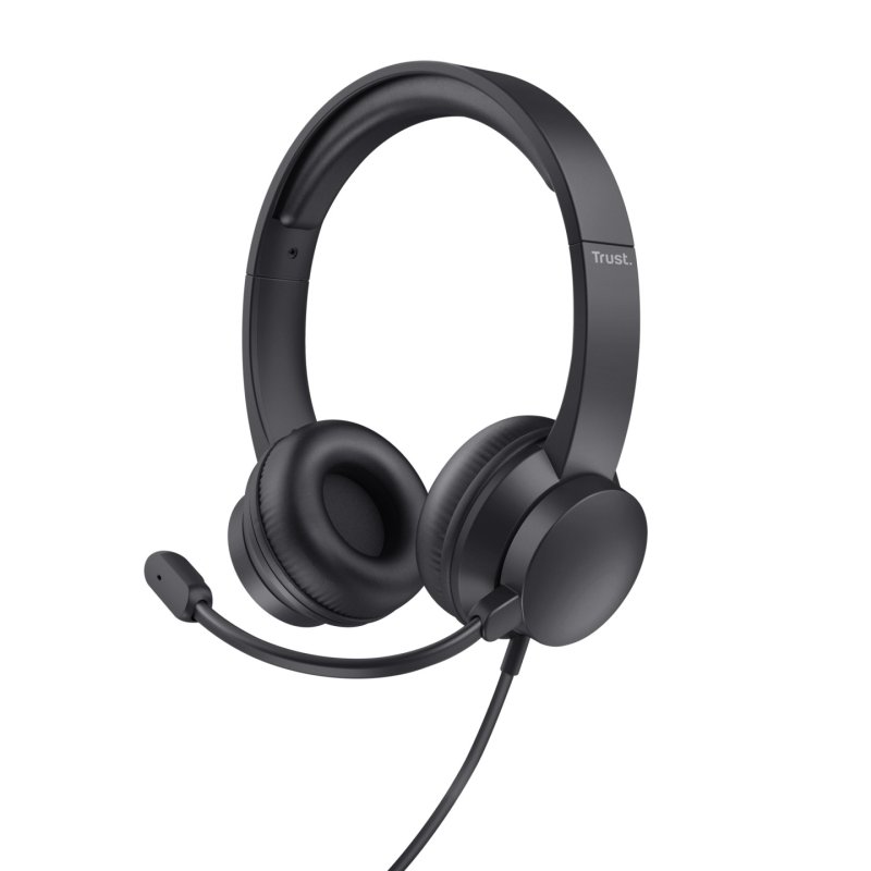 TRUST HS-201 USB On Ear PC Headset