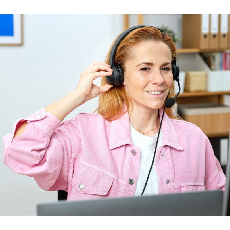 TRUST HS-201 USB On Ear PC Headset