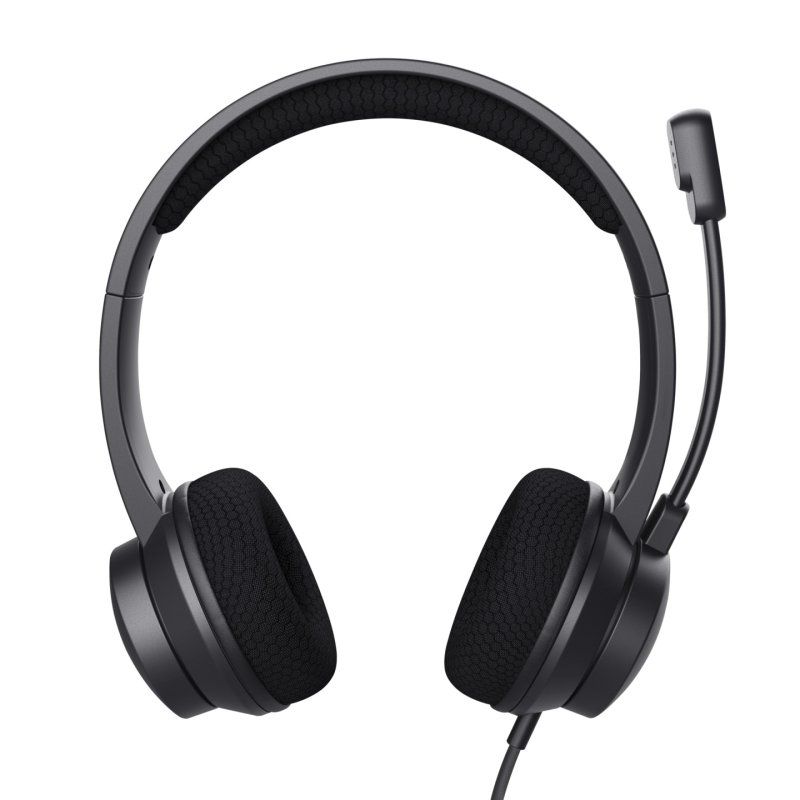 Trust HS-260 Casque Avec fil Minerve Bureau/Centre d'appels USB Type-A Noir