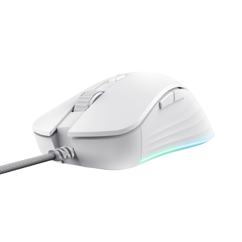 TRUST Gaming GXT924W YBAR Mouse White