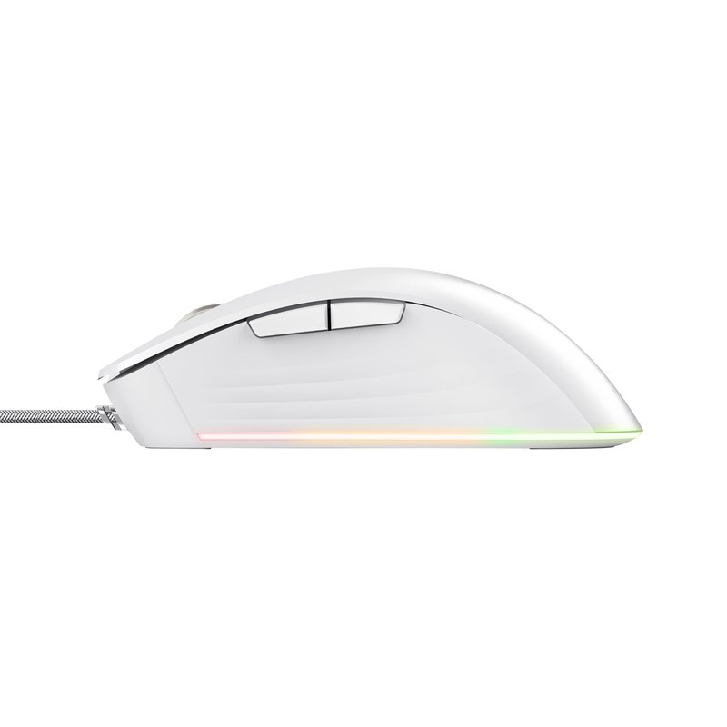 TRUST Gaming GXT924W YBAR Mouse White