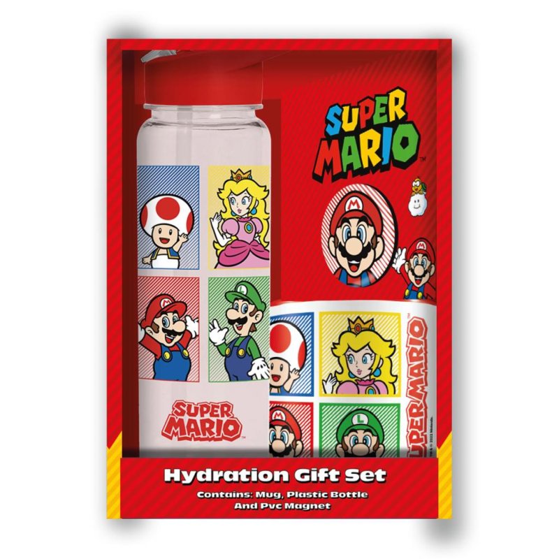 SUPER MARIO - 4 Couleurs - Gift Set
