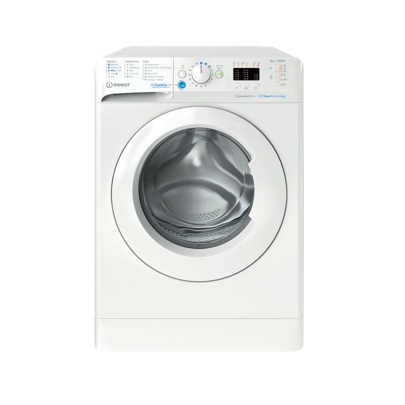 MAL posable, Front, INNEX STEAM, Blanc, 10 KG, 1400 trs, Classe énergie *