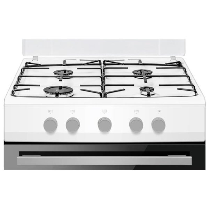 Cuisinière 60x60, 4 foyers Gaz , Allumage une main , Brûleurs et grille *