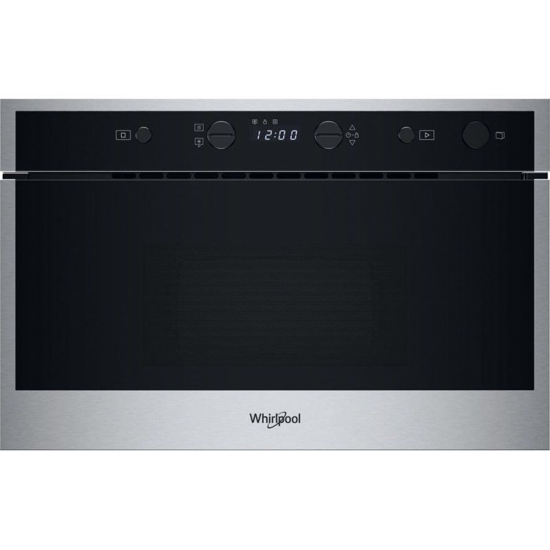 Whirlpool WMN461BXF Black, Stainless steel Solo microwave Built-in 22 L 750 W