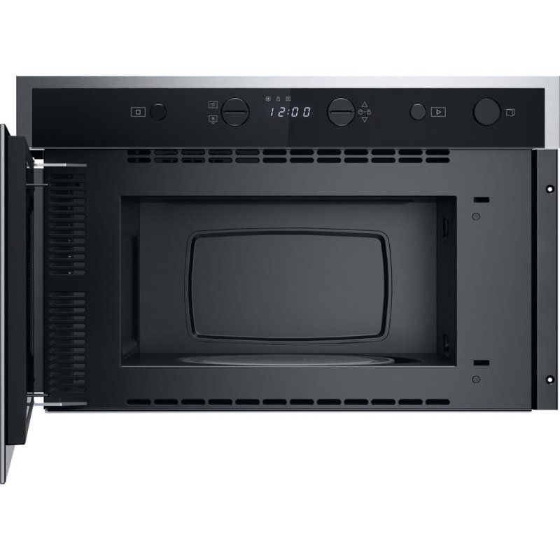 Whirlpool WMN461BXF Black, Stainless steel Solo microwave Built-in 22 L 750 W