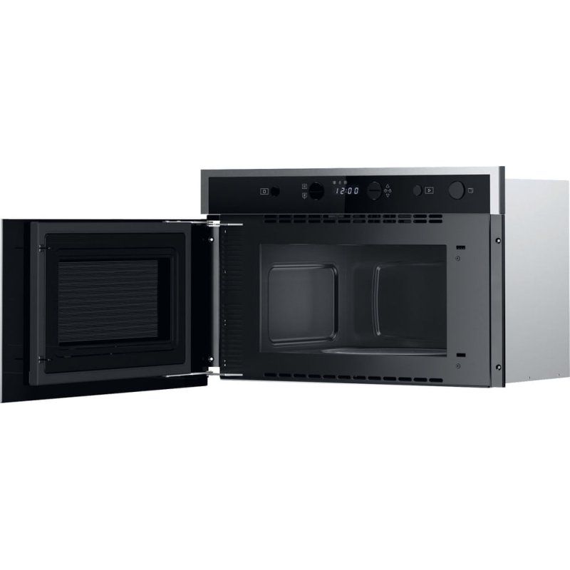 Whirlpool WMN461BXF Black, Stainless steel Solo microwave Built-in 22 L 750 W