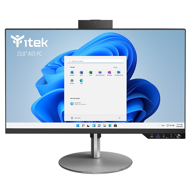 All In One iTek Barebone H610 - 24" (Noir/Gris)