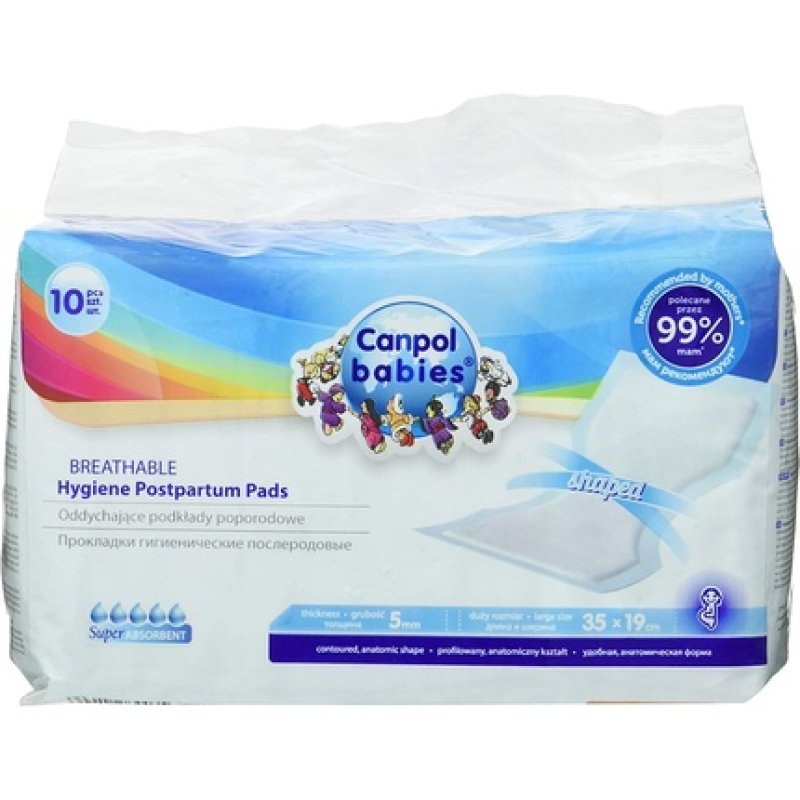 Canpol Babies 73/003 Pack Of 10 Party Postpartum Pads