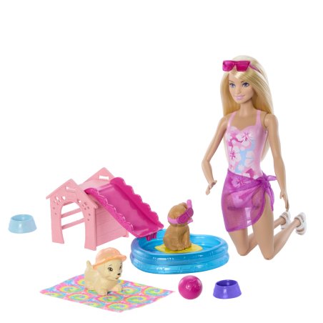 Barbie – Coffret Piscine des Chiots